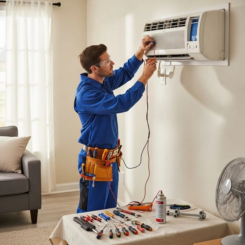 Torbalı Hotpoint Hotpoint klima gaz dolumu ve bakım – Enerji verimliliği artırıldı. - Teknik servis örneği